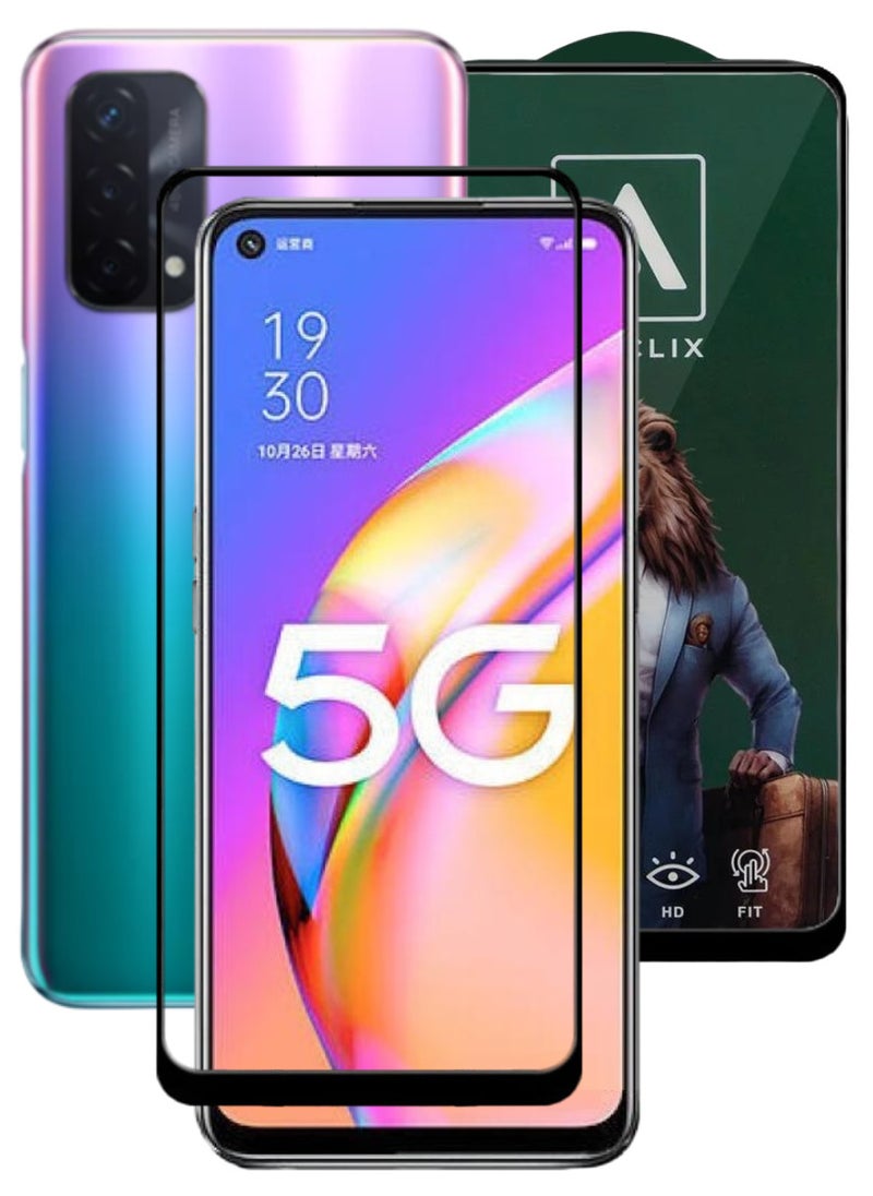 ACLIX Antistatic ESD Dustproof Premium Quality High Definition Tempered Glass Screen Protector Designed For Oppo A93 5G - Image 1