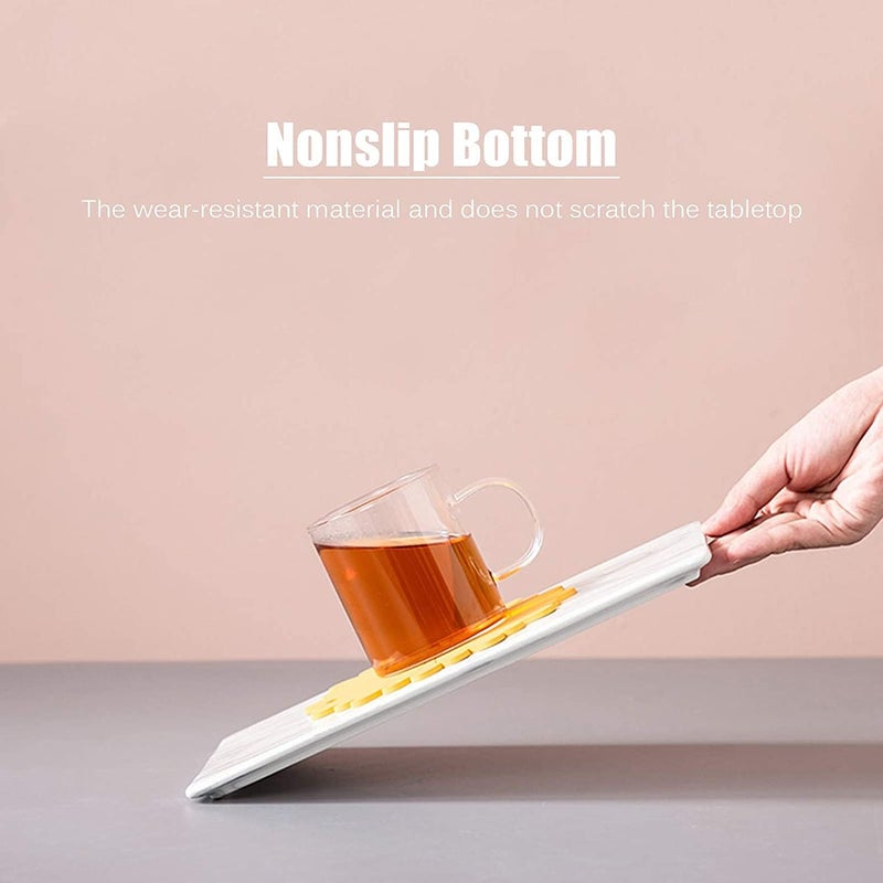 Clovis Silicone Trivet Mat, PVC Sunflower Hot Pot Holder Hot Pads for Table and Countertop, Soft Rubber Multi-Use Trivets for Pots & Hot Dish, Non Slip Coasters (Random, Set of 3) - Image 4