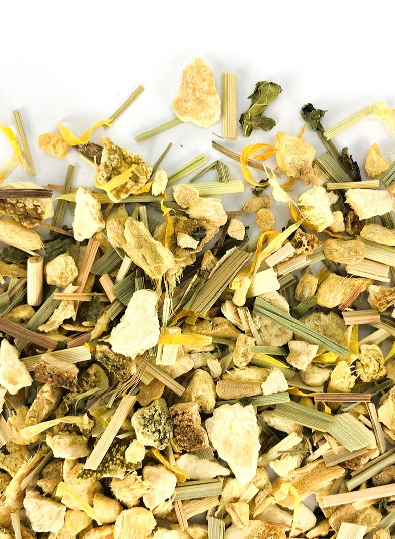 تيلاند 15 Sachet Box Ginger and Lemon Malty 100% Natural Ingredients Antioxidants Rich Helps Destress Soothing & Calming Tisane - Image 5