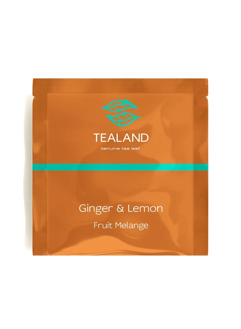تيلاند 15 Sachet Box Ginger and Lemon Malty 100% Natural Ingredients Antioxidants Rich Helps Destress Soothing & Calming Tisane - Image 4