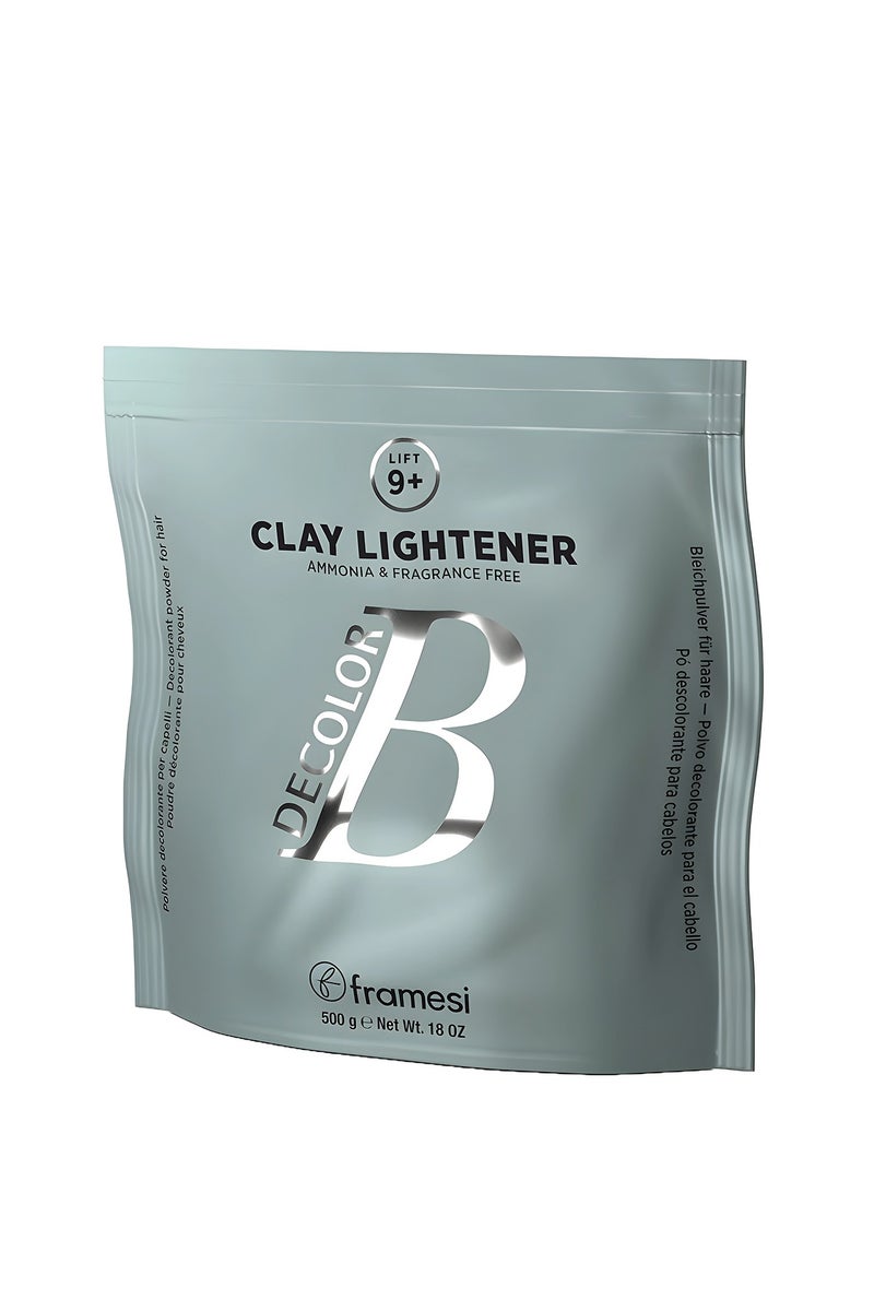 framesi Decolor B Ammonia & Fragrance Free - Clay Lightener Lift 9+ | Decolorant powder for hair 500 grams - Image 1