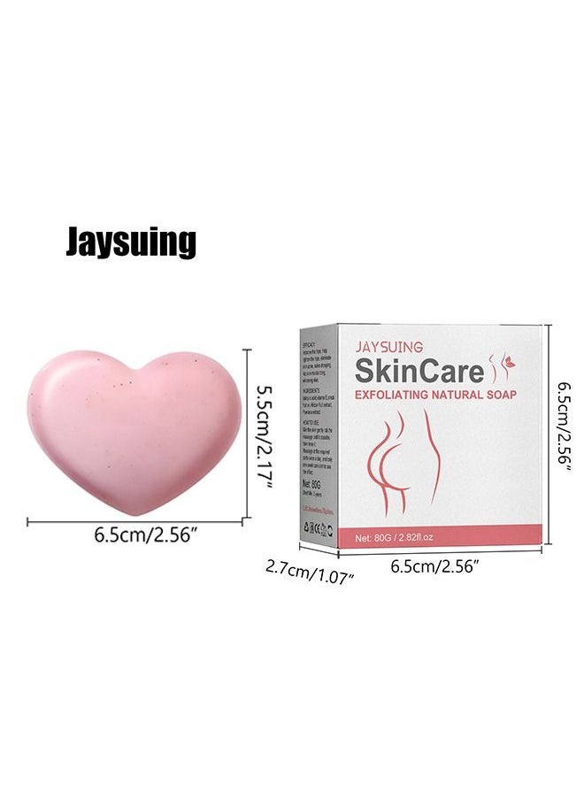 Jaysuing Vitalizing salicylic acid scrub soap, pore exfoliating, softening skin, anti-blemishes, removing acne, exfoliating, desalting acne mark moisturizing skin Cleansing soap Shower soap  - Image 5