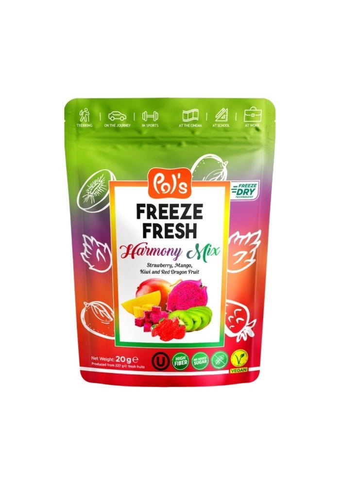Freeze Fresh Fruits, Harmony Mix - 20g, Turkey