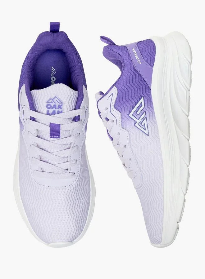 Oaklan by Shoexpress Purple Women Ombre Shoes with Lace-Up Closure for Women | Best Price UAE