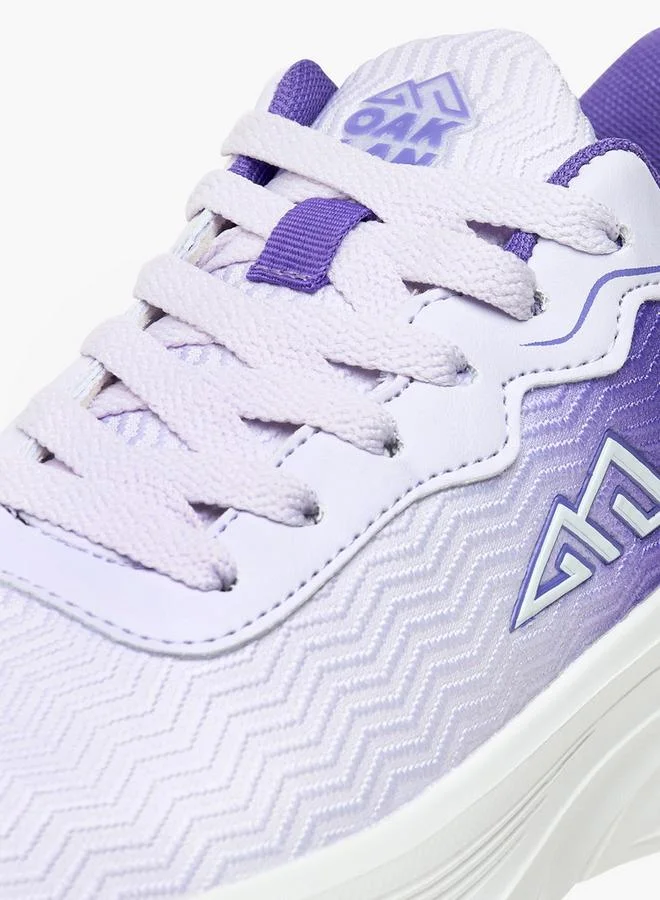 Oaklan by Shoexpress Purple Women Ombre Shoes with Lace-Up Closure for Women | Best Price UAE