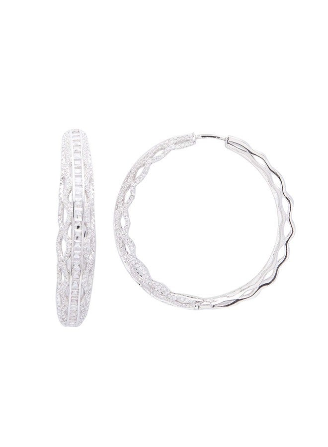 Shaze Wave-D Hoop Earring - Image 2