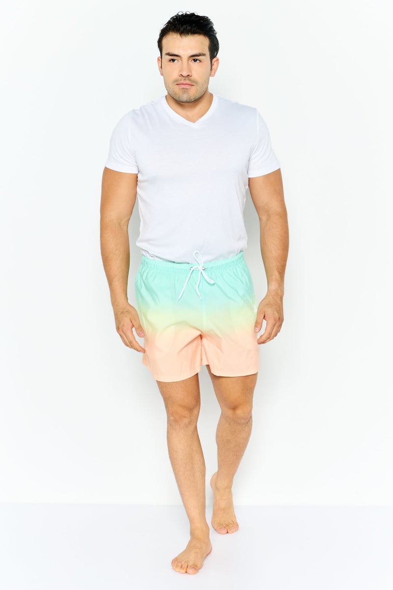 Ellesse Men Brand Logo Board Shorts, Multicolor - Image 4