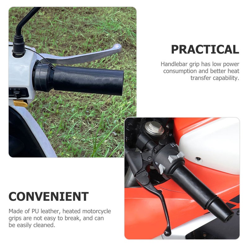 2pcs Motorcycle Heated Grips Pads Handlebar Grip Sleeves Motorcycle Hand Grip Warmers - Image 4