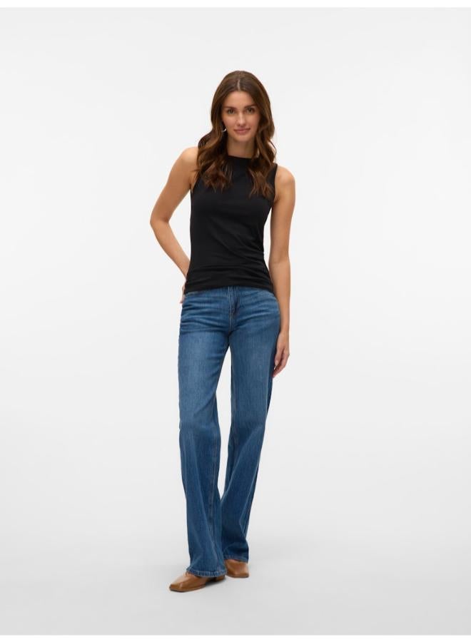 VERO MODA Boat Neck Sleeveless Top - Image 4