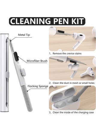 Soft TPU Protective Case Cover for AirPods Pro 3 2025 with Cleaner Kit and Keychain(Clear) - view 3