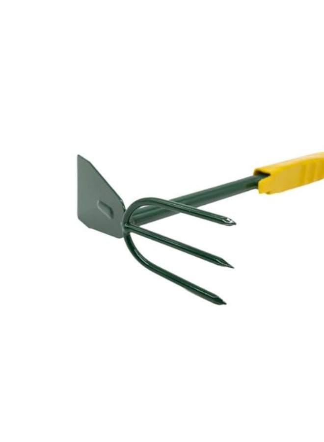GREENLAWN Heavy Duty Dual-Head Metal Hand Hoe & Cultivator with Ergonomic Handle for Gardening and Weeding Tool - Image 4
