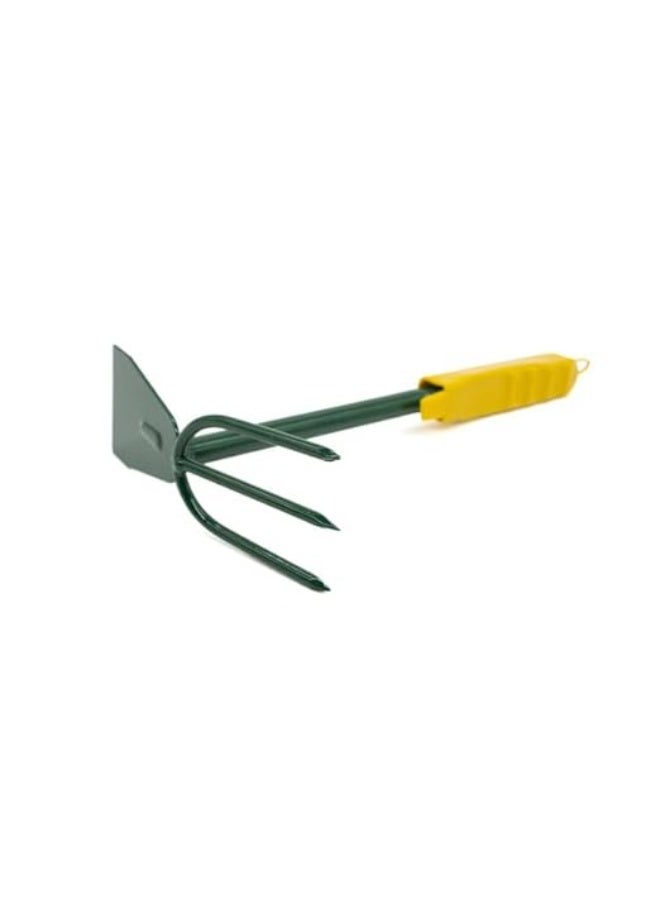 GREENLAWN Heavy Duty Dual-Head Metal Hand Hoe & Cultivator with Ergonomic Handle for Gardening and Weeding Tool - Image 3