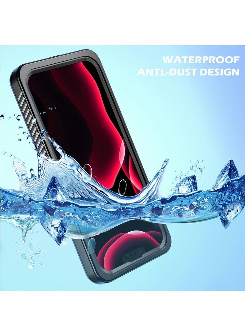 SYOSI - Case for iPhone 13 Pro Max Waterproof Built in Screen Protector Full Body Rugged Duty Protection Antiscratch Shockproof Protective Compatible with 6.7'' Black - Image 1