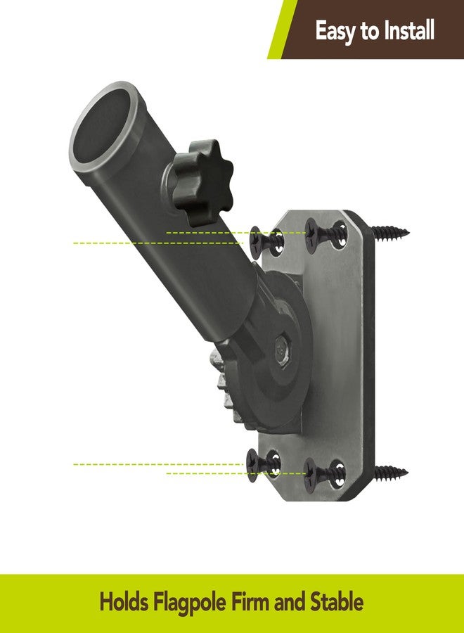 Briarwood Lane Silver Adjustable Aluminum Flag Pole Bracket - Image 4