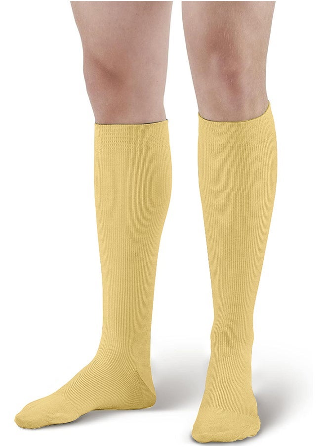 VITION 5 Packs Men and Women's Compression Socks 15-20 mmHg Moderate Pressure Medical Quality Support Best Comfort Fit Moisture Wicking Circulation Travel Black/Skin L/XL - Image 4