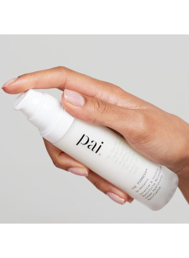 pai Pai Skincare The Pioneer Geranium and Thistle Mattifying Moisturiser 50ml  - Image 3