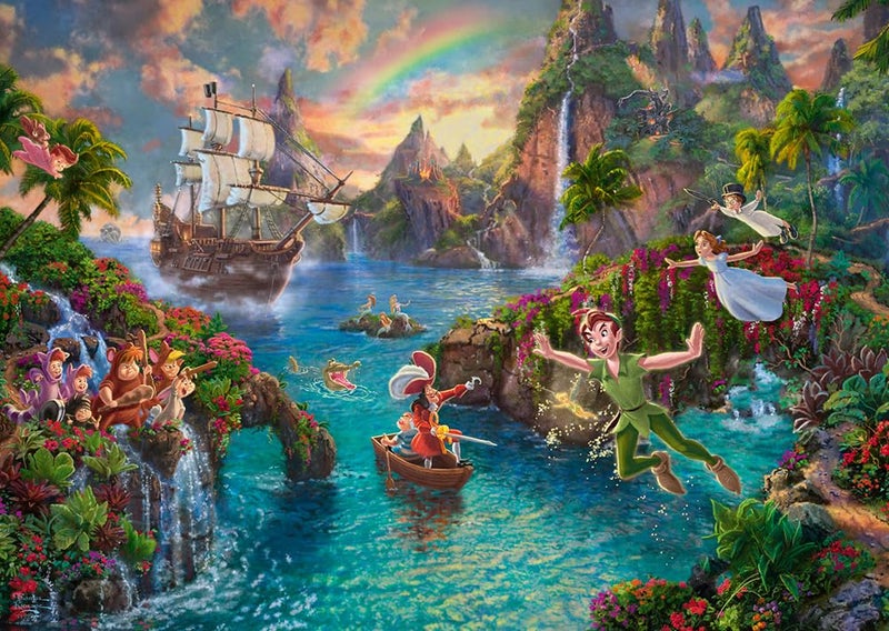 Schmidt 59635 Thomas Kinkade DisneyPeter Pan Jigsaw Puzzle 1000Piece - Image 2