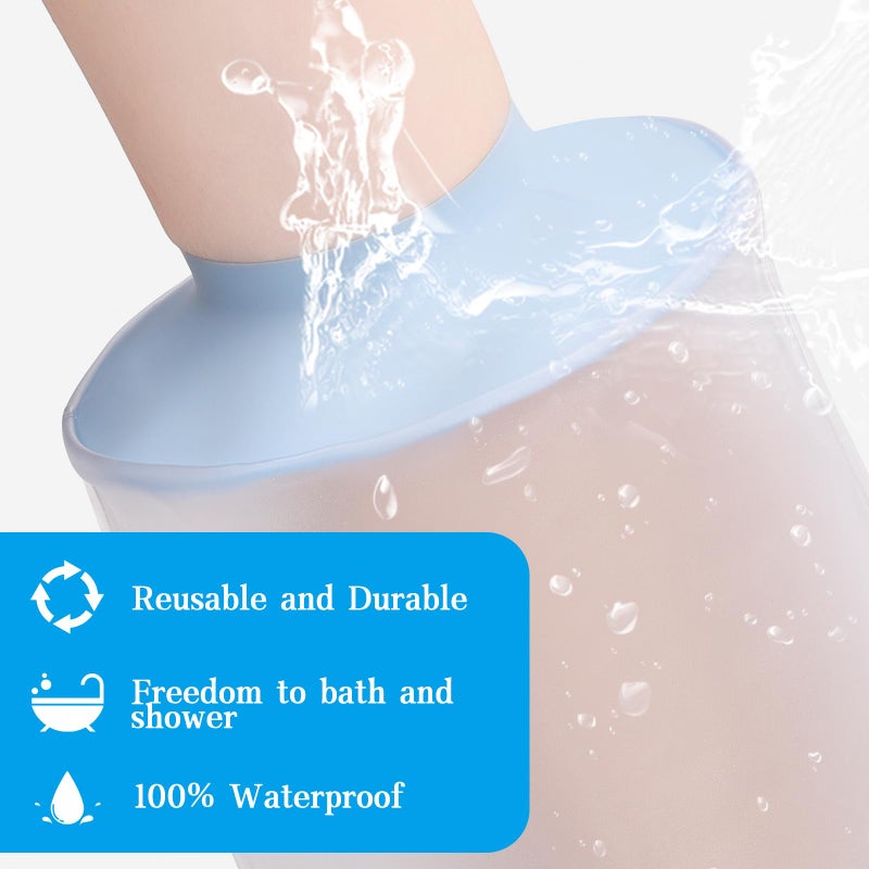 VALLEYWIND Waterproof PICC Line Shower Cover PICC Line Covers for Upper Arm Elbow Reusable IV PICC Line Sleeve Protector for Broken Wound - Image 3