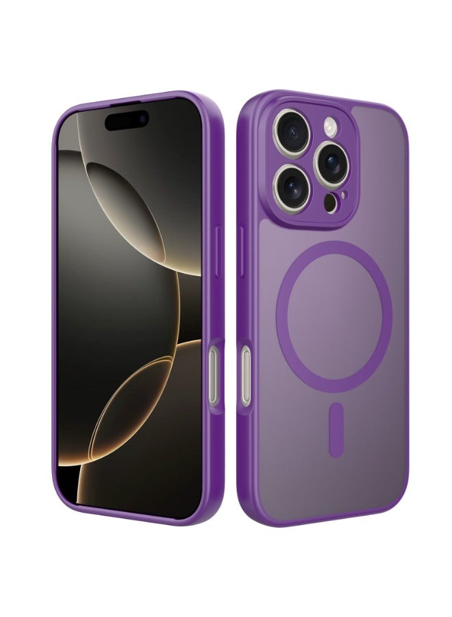 NIBEMINENT Protection Case With Magsafe For iPhone 14 Pro, Deep Purple
