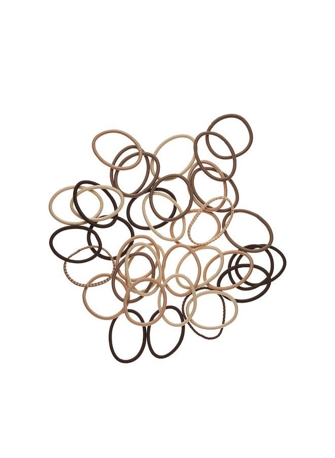 Goody Ouchless Elastic Hair Ties - 37 Ct, Blonde, 4MM Rubber Bands for Hair, Pain-Free Hair Accessories for Women & Men, Made for Long-Lasting Braids, Ponytails & More, All Hair Types - Image 2