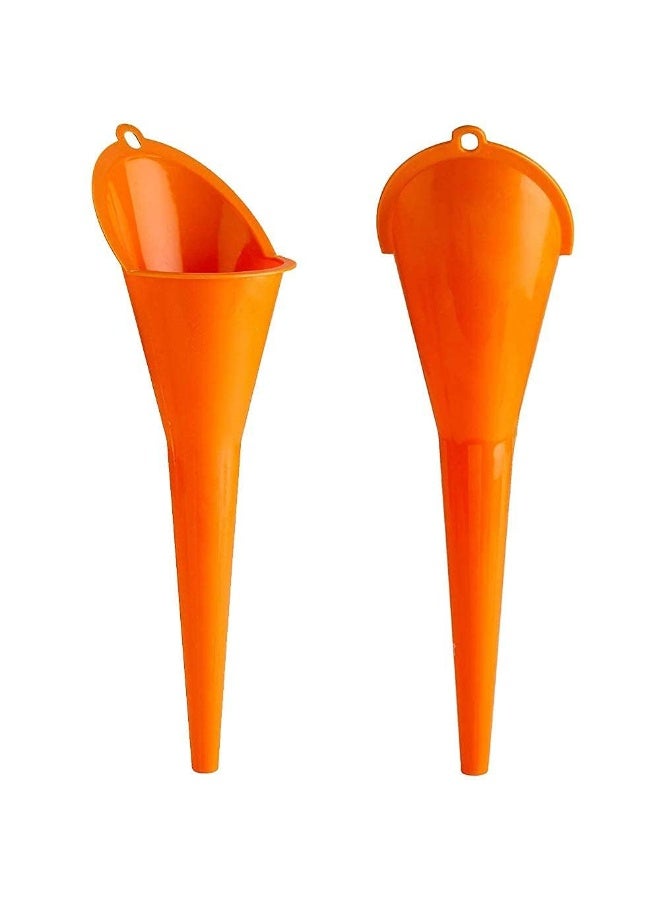 INSIJAM 4-Pack Multi-Use Plastic Long Neck Oil Funnel - for Automotive Engine Oils Lubricants Diesel Kerosene Water and Other Liquids Durable and Lightweight - Image 3