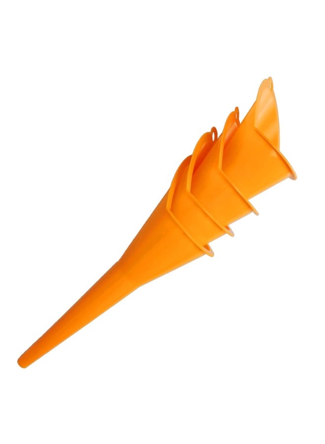 INSIJAM 4-Pack Multi-Use Plastic Long Neck Oil Funnel - for Automotive Engine Oils Lubricants Diesel Kerosene Water and Other Liquids Durable and Lightweight - Image 4