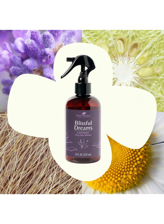 Plant Therapy Plant Therapy Blissful Dreams Lavender Pillow and Linen Mist and Room Spray, for Relaxation & Sleep, Powered by Essential Oils Like Lavender & Roman Chamomile, Aromatherapy Sleep Spray, 8 oz  - Image 2