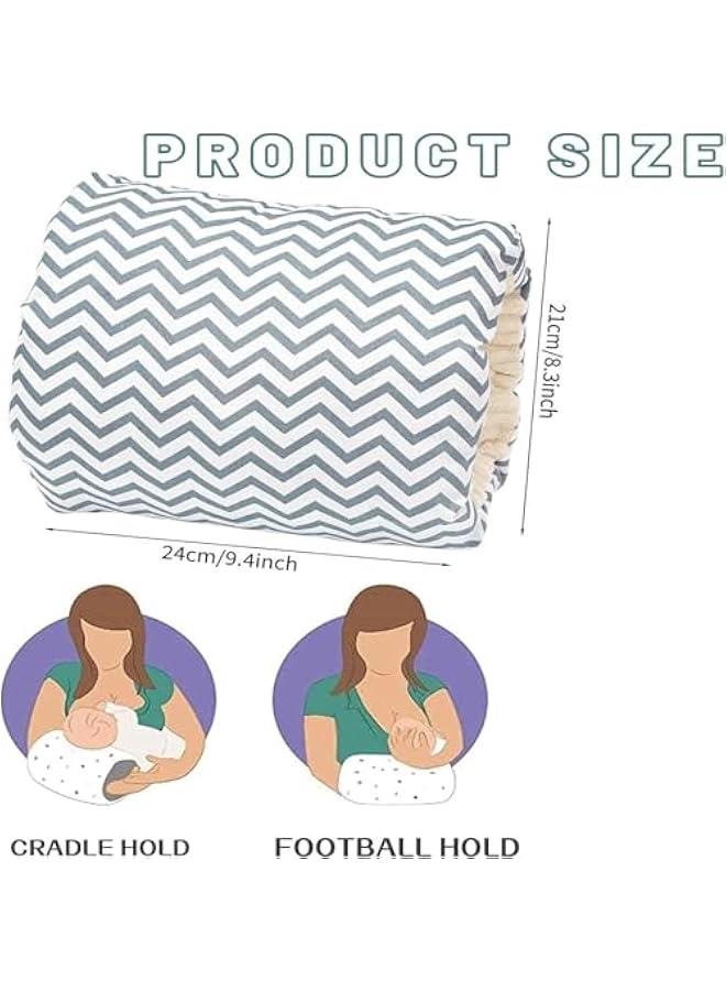 ميكسد Cozy Cradle Pillow, 1pcs Baby Nursing Pillow, Cozy Cradle Arm Pillow, Breastfeeding Pillow, Soft and Comfortable Feeding Pillows for Newborn for Breastfeeding Bottle Feeding (Style1)  - Image 3