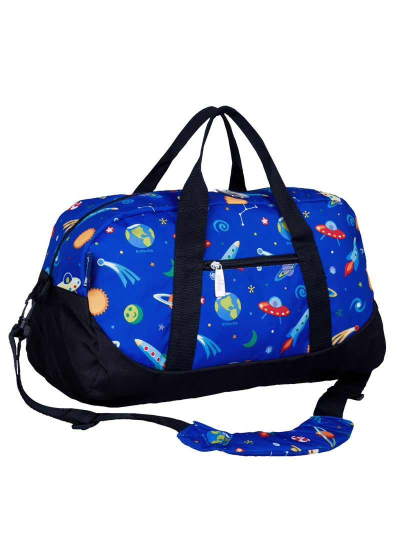 Wildkin Wildkin Kids Overnighter Duffel Bag  CarryOn Size Ideal for School  Sleepovers  Out of this World 