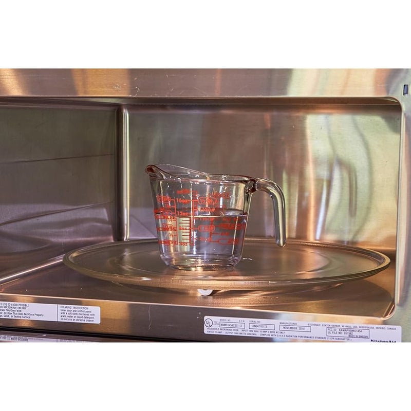 أنكور هوكينغ Anchor Hocking Glass Measuring Cups, 3 Piece Set (1 Cup, 2 Cup, 4 Cup liquid measuring cups) - Image 5
