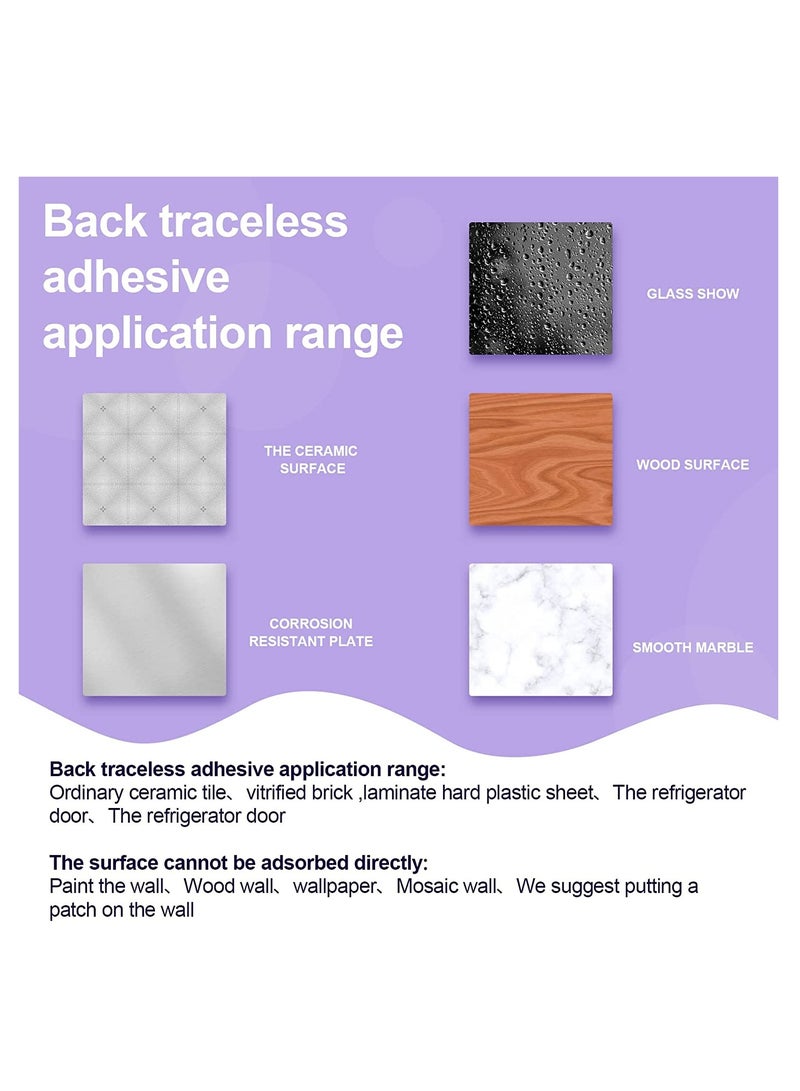 Loquat ​Scrunchie Holder, Hair Accessories Organizer Wall Hooks, DIY Jewelry Hair Ties Holder, Waterproof Scrunchy Storage Stick, Adhesive Headband Cap Holder (2PCS) - Image 4