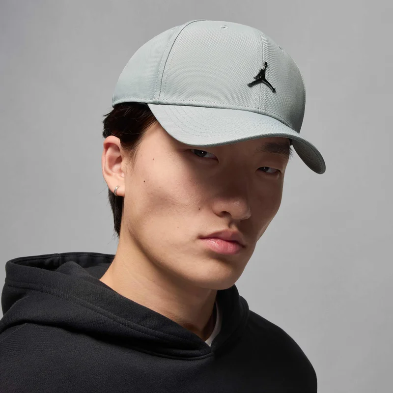 Jordan Rise Structured Metal Logo Cap