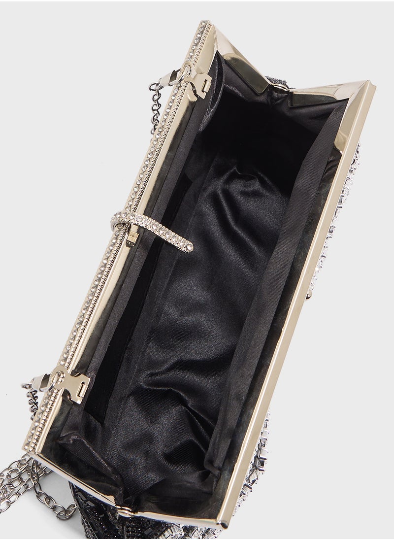 Khizana Ladies Sparkly Clutch Bag  - Image 5