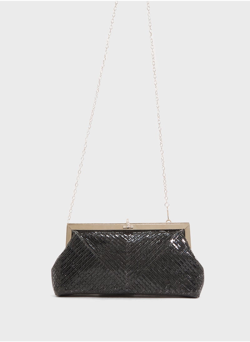 Khizana Ladies Sparkly Clutch Bag  - Image 2