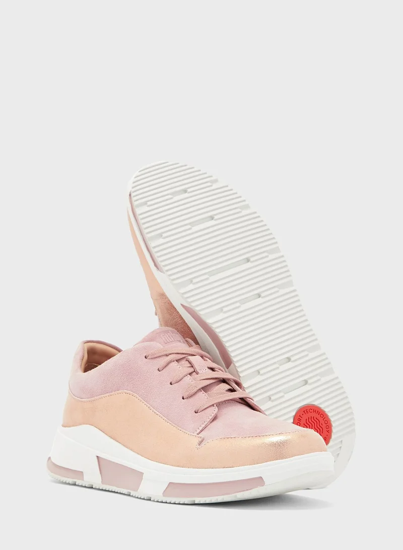 FitFlop Freya Suede Low Top Sneakers