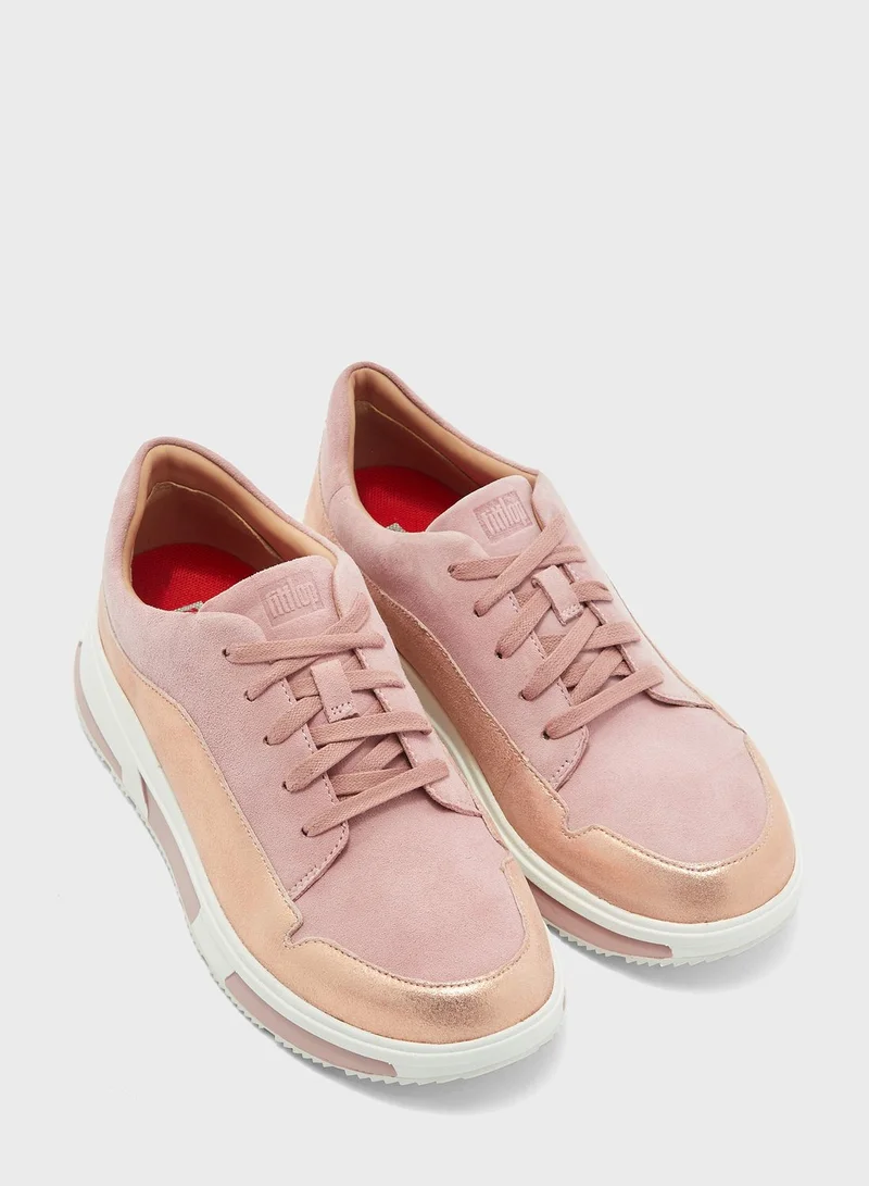 FitFlop Freya Suede Low Top Sneakers
