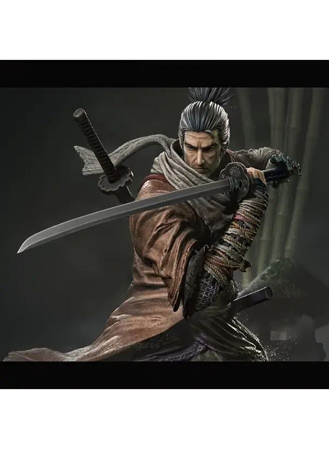 Gray ABS 75mm Wolf Shadow Wild Figure For DnD Miniature Painting Display Collection - Image 4