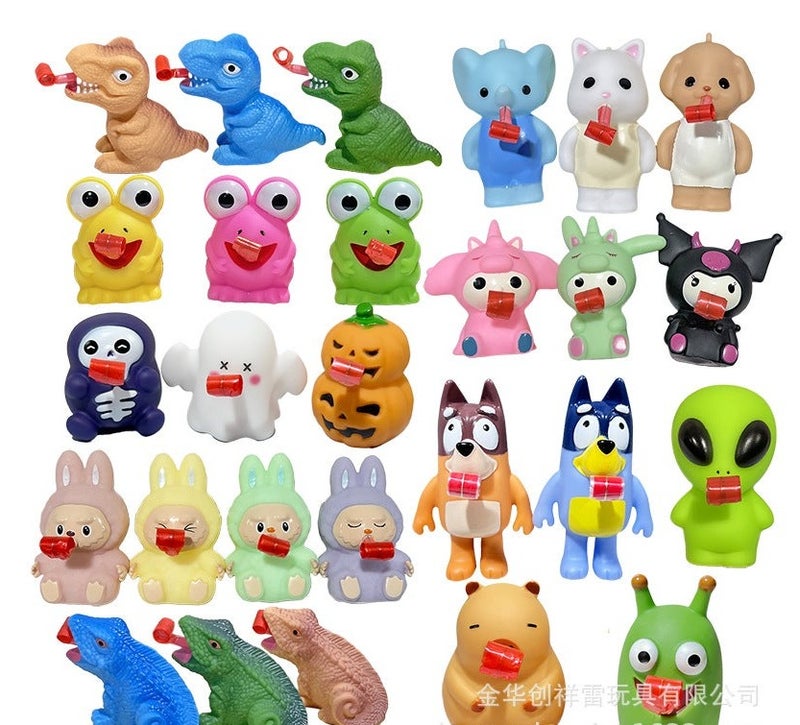 Squishy Tongue Stretching Toy Stress Relief Easter Blind Box - Image 1