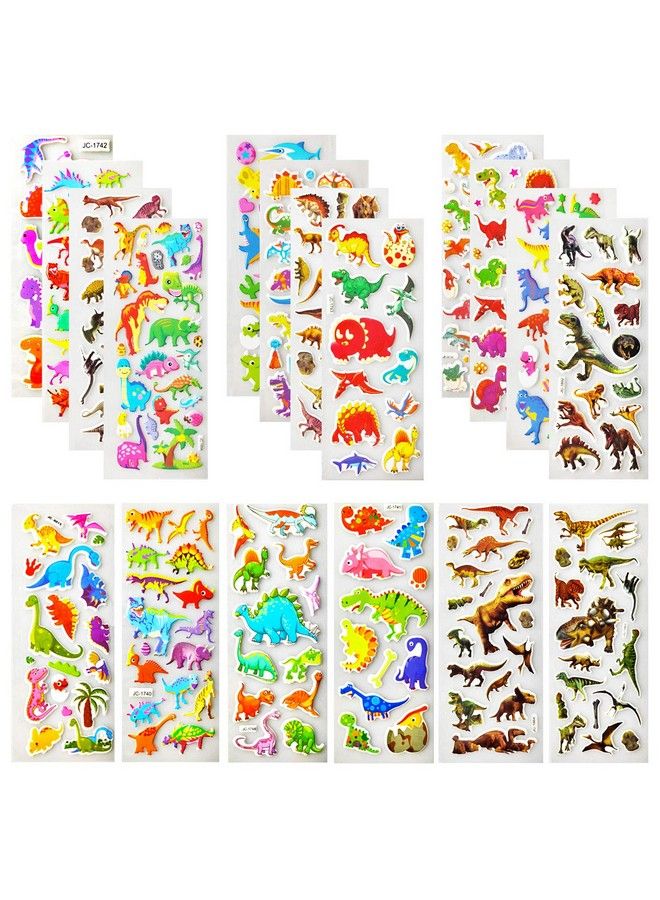 Oiuros 800+ Dinosaur Stickers For Kids Kids Scrapbooking 30 Different Sheets Teacher Boy Reward Stickers Prizes Dinosaur Themed Birthday Party Favors Supplies (30 Pack) - Image 2