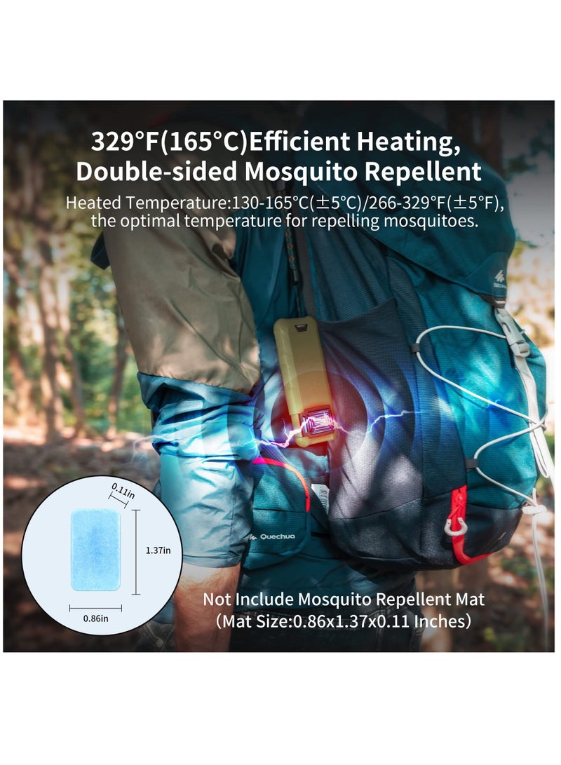 SOLARAE طارد البعوض الكهربائي المحمول 9600mAh مع بطارية قابلة للشحن للأنشطة الخارجية، التخييم، الرحلات (بدون وسادات طاردة للبعوض، أسود) - Image 2