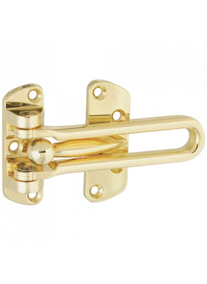 National Hardware National Hardware N199-679 V804 Door Security Guard in Brass,3/8" x 6" 