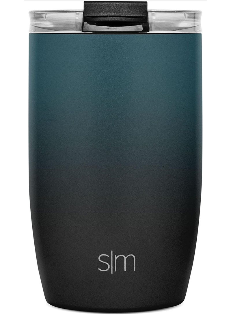 Simple Modern Travel Coffee Mug Tumbler with Flip Lid | Reusable Insulated Stainless Steel Cold Brew Iced Coffee Cup Thermos | Gifts for Women Men Him Her | Voyager Collection | 12oz | Green - Image 2