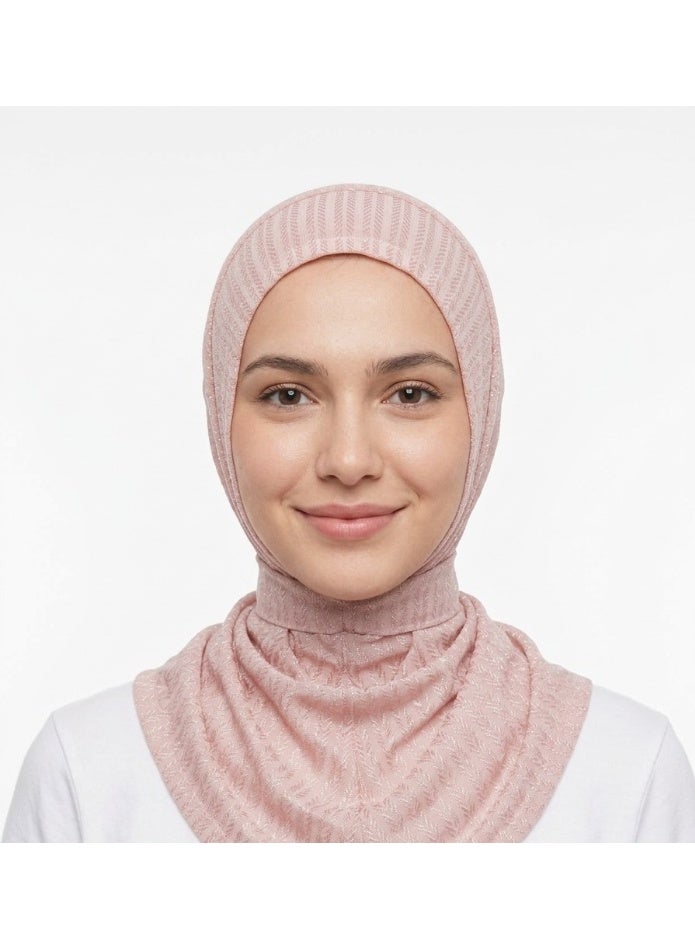 Le Voile Kuwaiti Clips Cap pink 019 - Image 1