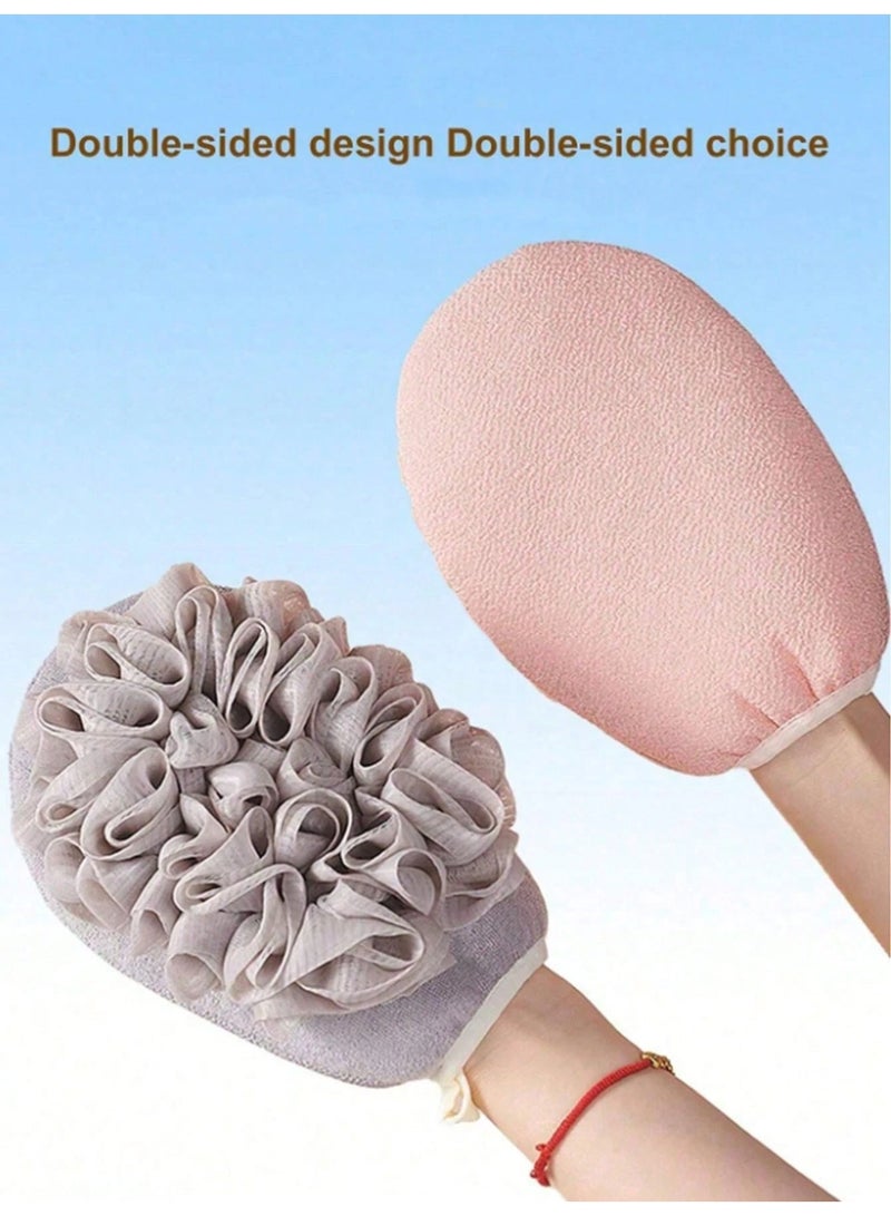 شي إن جوانتي استحمام بسفنجة 2*1، العناية الرقيقة بالبشرة، تشكيل رغوة سهل، شبكة ناعمة، ملمس ناعم، تزيل الجلد الميت - Image 1