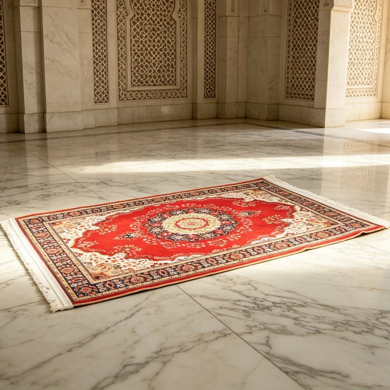 2026 New Persian Style Combed Cotton Retro Floral Non-Slip Home & Hotel Decorative Durable  Carpet - Image 5