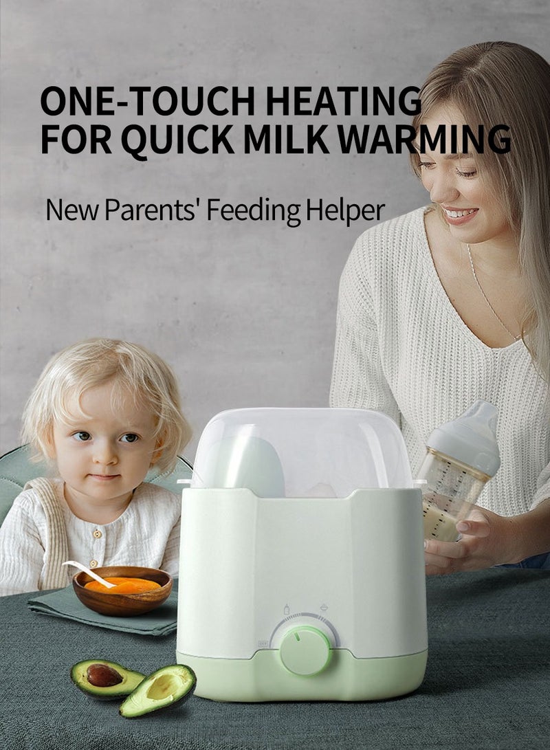 BEIRUI 3-in-1 Baby Bottle Warmer & Sterilizer - Precise Temperature Control for Breastmilk/Formula, Steam Sterilizes Bottles & Warms Baby Food (Dual Bottle Capacity) - Image 2
