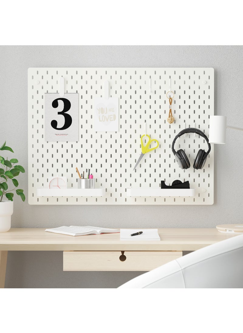 Skadis - Pegboard combination, White 56x56 cm - Image 1