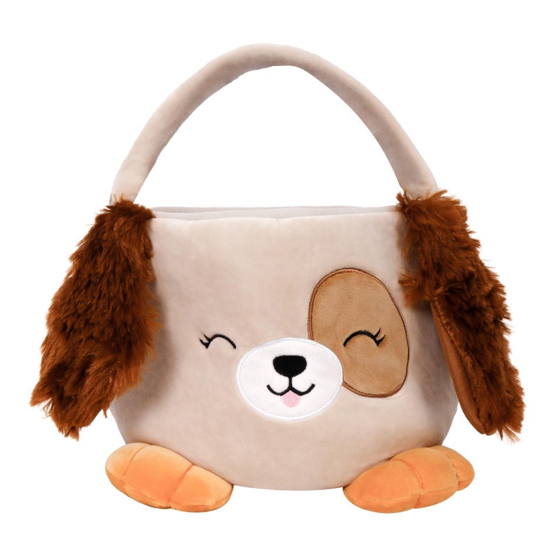 Wepop Easter Baskets for Kids, Cute Dog Easter Egg Buckets Huting Festivals Gift for Girls Boys - Image 1