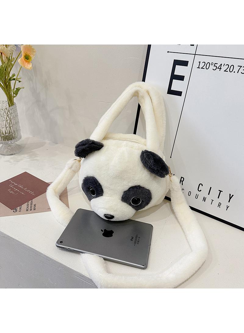 Y&D Panda Plush Toy Bag Shoulder Handbag Cute Doll Backpack Crossbody Bag Cartoon Bag-Panda Bag27*23*13  - Image 3