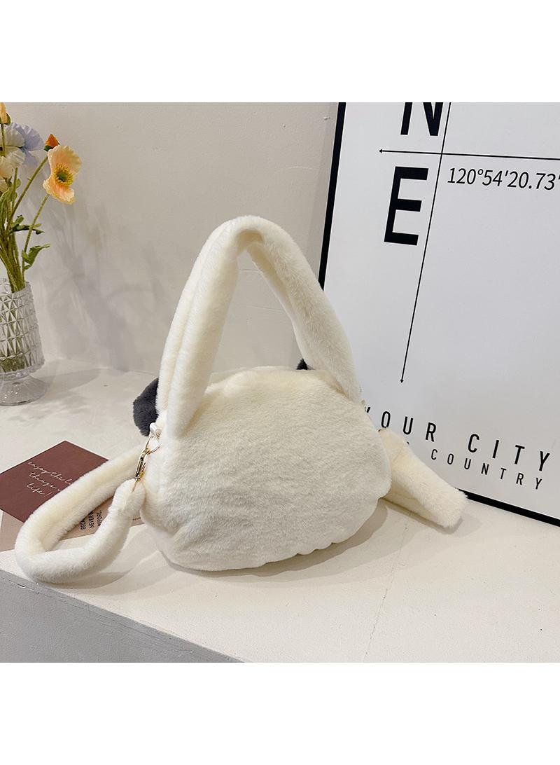 Y&D Panda Plush Toy Bag Shoulder Handbag Cute Doll Backpack Crossbody Bag Cartoon Bag-Panda Bag27*23*13  - Image 4